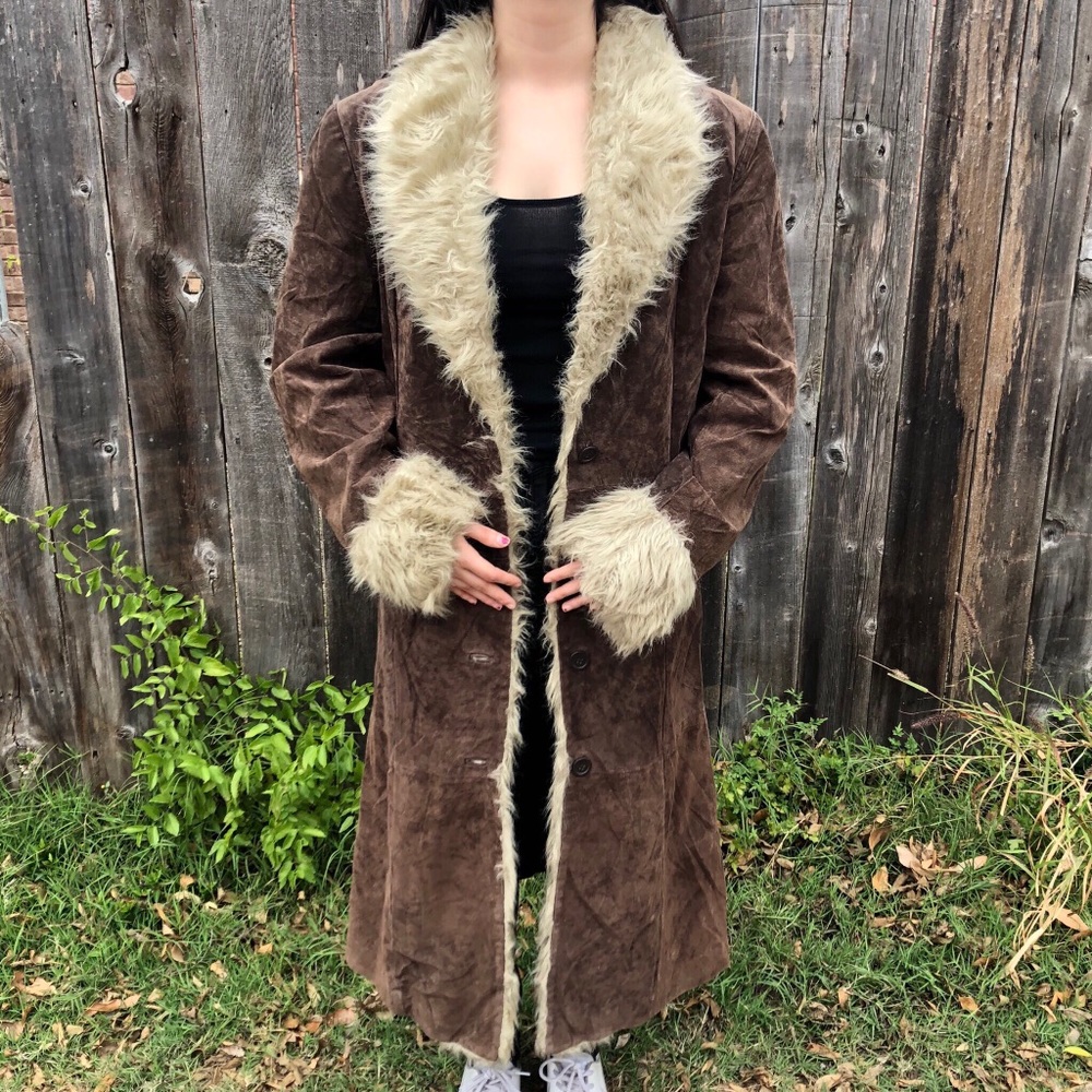 Brown Vintage Penny Lane Coat from Wilsons Leather